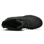 Men's Waterproof Hiking Boots - Breathable Quick-Dry Upper,Mountain Trekking & Outdoor Adventures | All-Terrain Grip & Abrasion-Proof