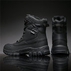 Men's Waterproof Hiking Boots - Breathable Quick-Dry Upper,Mountain Trekking & Outdoor Adventures | All-Terrain Grip & Abrasion-Proof