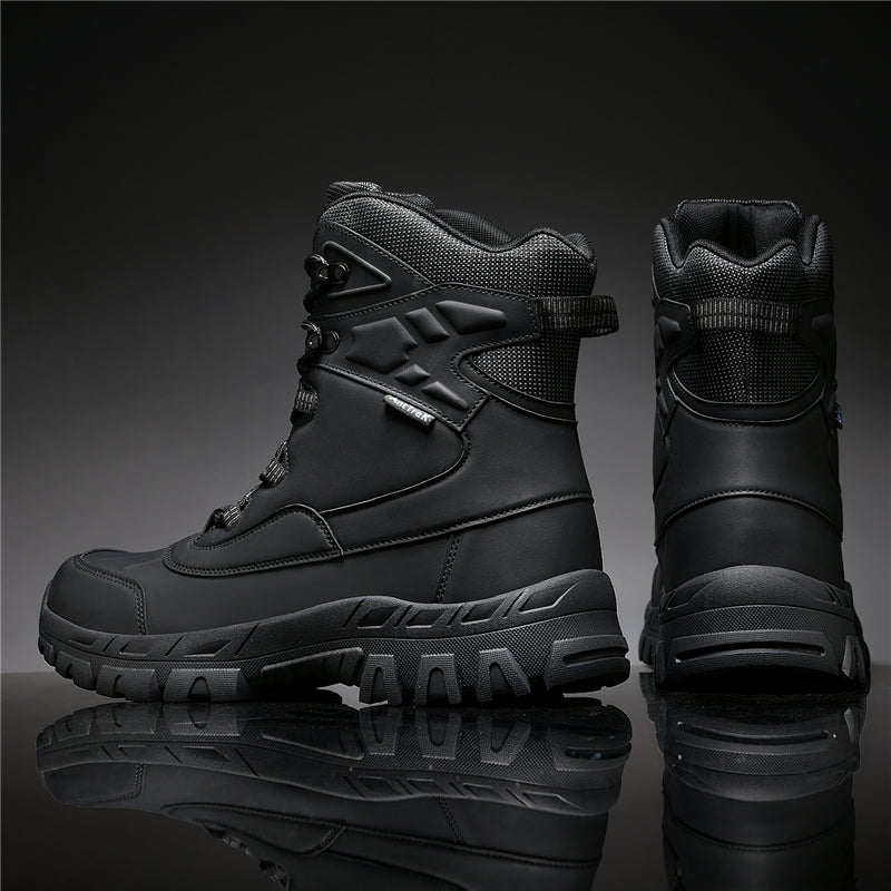 Men's Waterproof Hiking Boots - Breathable Quick-Dry Upper,Mountain Trekking & Outdoor Adventures | All-Terrain Grip & Abrasion-Proof