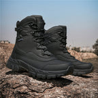 Men's Waterproof Hiking Boots - Breathable Quick-Dry Upper,Mountain Trekking & Outdoor Adventures | All-Terrain Grip & Abrasion-Proof
