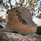 Men's Waterproof Hiking Boots - Breathable Quick-Dry Upper,Mountain Trekking & Outdoor Adventures | All-Terrain Grip & Abrasion-Proof