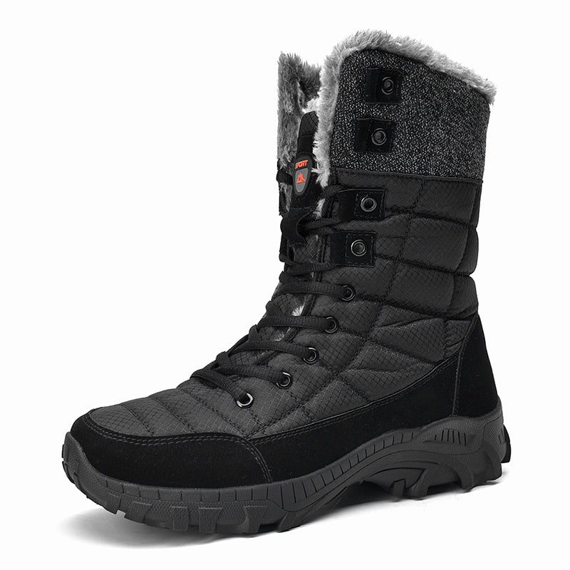 Men's Waterproof Hiking Boots - Breathable Quick-Dry Upper,Mountain Trekking & Outdoor Adventures | All-Terrain Grip & Abrasion-Proof