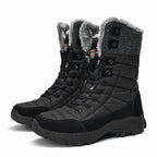 Men's Waterproof Hiking Boots - Breathable Quick-Dry Upper,Mountain Trekking & Outdoor Adventures | All-Terrain Grip & Abrasion-Proof