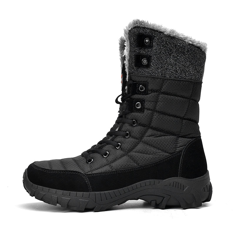 Men's Waterproof Hiking Boots - Breathable Quick-Dry Upper,Mountain Trekking & Outdoor Adventures | All-Terrain Grip & Abrasion-Proof