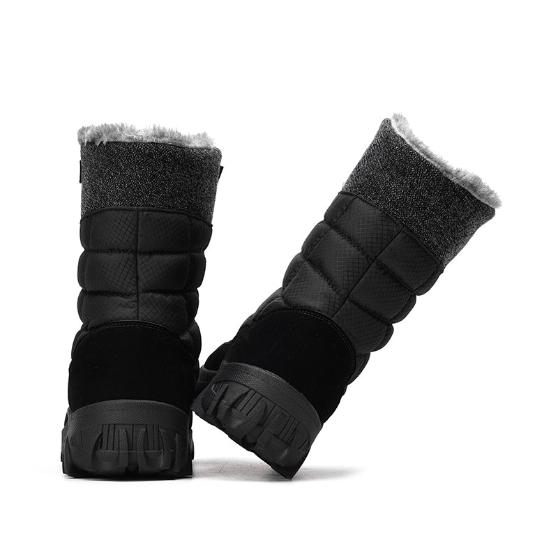 Men's Waterproof Hiking Boots - Breathable Quick-Dry Upper,Mountain Trekking & Outdoor Adventures | All-Terrain Grip & Abrasion-Proof