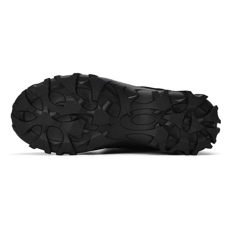 Men's Waterproof Hiking Boots - Breathable Quick-Dry Upper,Mountain Trekking & Outdoor Adventures | All-Terrain Grip & Abrasion-Proof