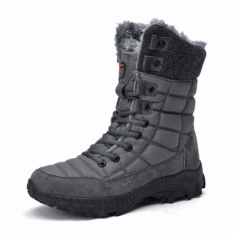 Men's Waterproof Hiking Boots - Breathable Quick-Dry Upper,Mountain Trekking & Outdoor Adventures | All-Terrain Grip & Abrasion-Proof