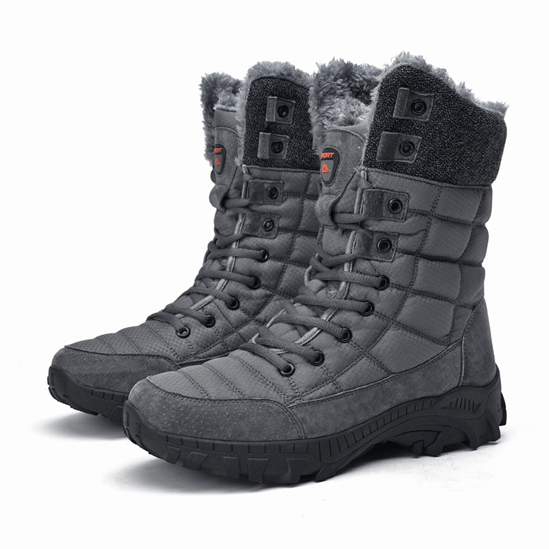 Men's Waterproof Hiking Boots - Breathable Quick-Dry Upper,Mountain Trekking & Outdoor Adventures | All-Terrain Grip & Abrasion-Proof