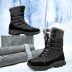 Men's Waterproof Hiking Boots - Breathable Quick-Dry Upper,Mountain Trekking & Outdoor Adventures | All-Terrain Grip & Abrasion-Proof