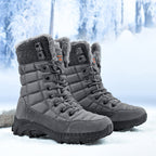 Men's Waterproof Hiking Boots - Breathable Quick-Dry Upper,Mountain Trekking & Outdoor Adventures | All-Terrain Grip & Abrasion-Proof