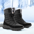 Men's Waterproof Hiking Boots - Breathable Quick-Dry Upper,Mountain Trekking & Outdoor Adventures | All-Terrain Grip & Abrasion-Proof