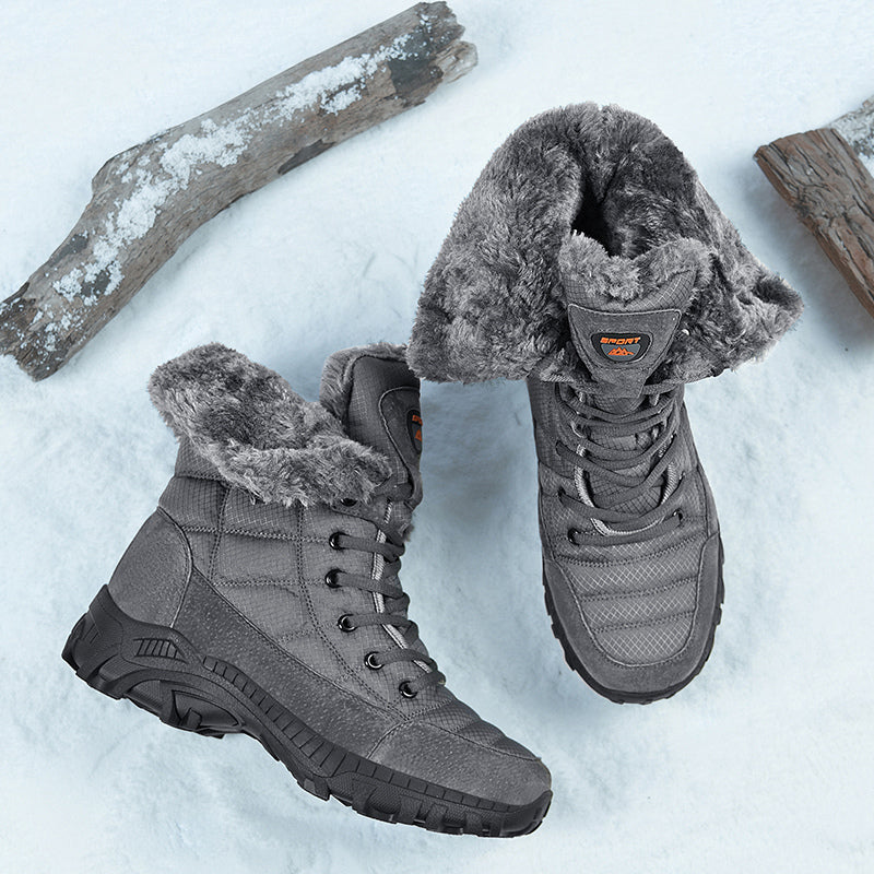 Men's Waterproof Hiking Boots - Breathable Quick-Dry Upper,Mountain Trekking & Outdoor Adventures | All-Terrain Grip & Abrasion-Proof