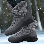 Men's Waterproof Hiking Boots - Breathable Quick-Dry Upper,Mountain Trekking & Outdoor Adventures | All-Terrain Grip & Abrasion-Proof
