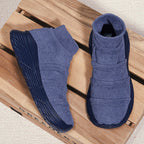 Men’s Thermal-Lined Slip-On Winter Sneakers – Cushioned, Anti-Slip