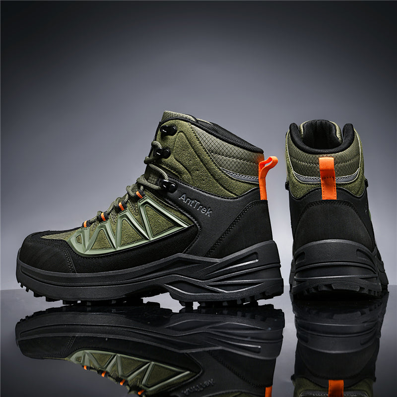 Men's Hiking Boots - Breathable Quick-Dry Upper,Mountain Trekking & Outdoor Adventures | All-Terrain Grip & Abrasion-Proof