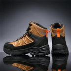 Men's Hiking Boots - Breathable Quick-Dry Upper,Mountain Trekking & Outdoor Adventures | All-Terrain Grip & Abrasion-Proof