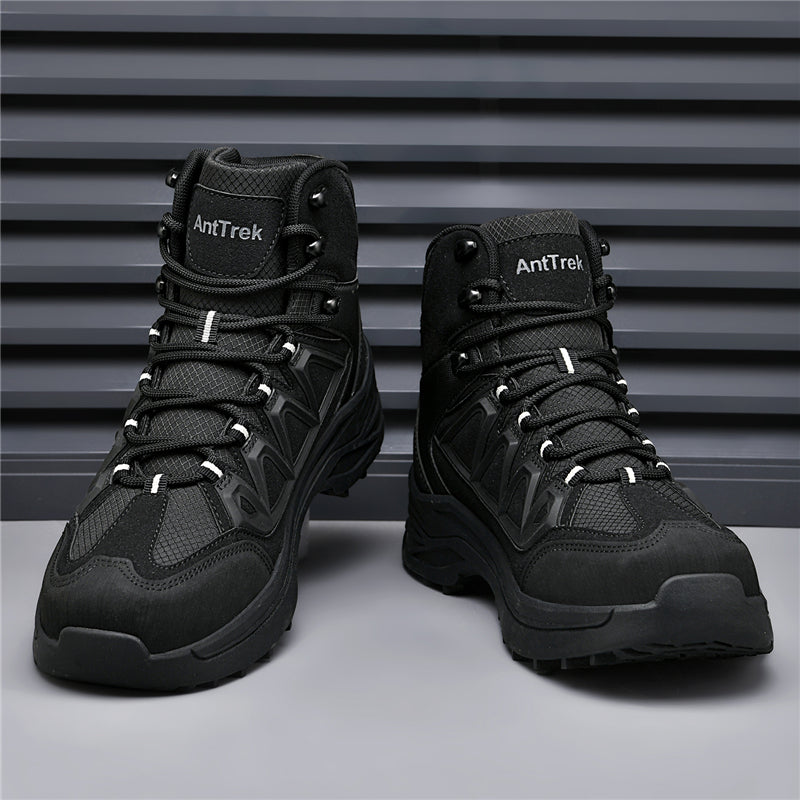 Men's Hiking Boots - Breathable Quick-Dry Upper,Mountain Trekking & Outdoor Adventures | All-Terrain Grip & Abrasion-Proof
