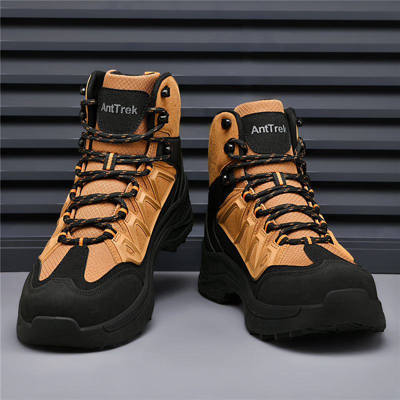 Men's Hiking Boots - Breathable Quick-Dry Upper,Mountain Trekking & Outdoor Adventures | All-Terrain Grip & Abrasion-Proof
