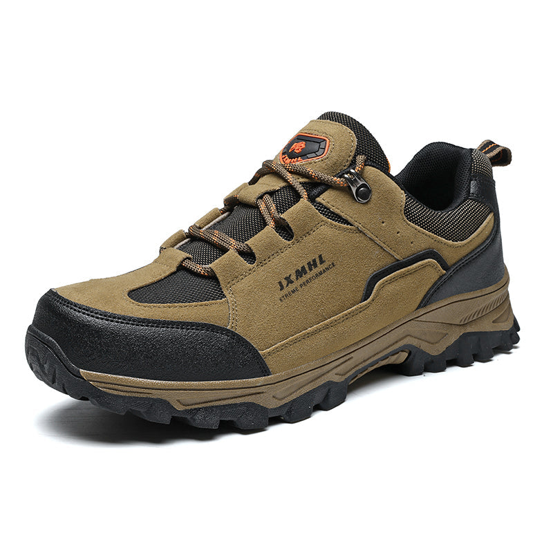 Men's Orthopedic Arch Support Wide Toe Ankle Support Hiking Shoes Waterproof Non-slip Anti-puncture Work Shoes