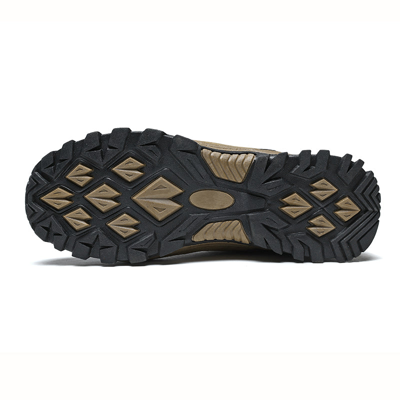 Men's Orthopedic Arch Support Wide Toe Ankle Support Hiking Shoes Waterproof Non-slip Anti-puncture Work Shoes