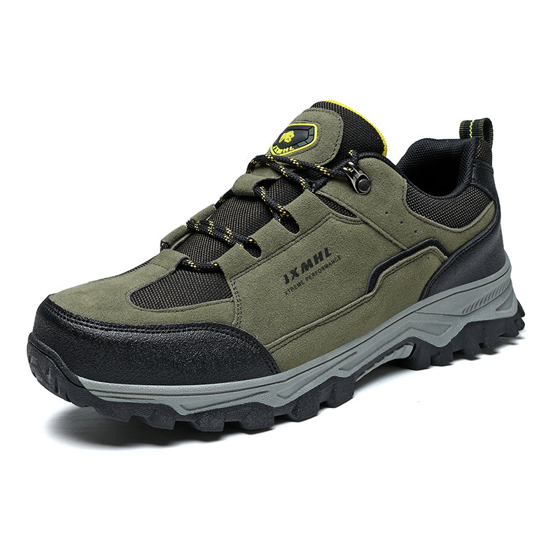 Men's Orthopedic Arch Support Wide Toe Ankle Support Hiking Shoes Waterproof Non-slip Anti-puncture Work Shoes