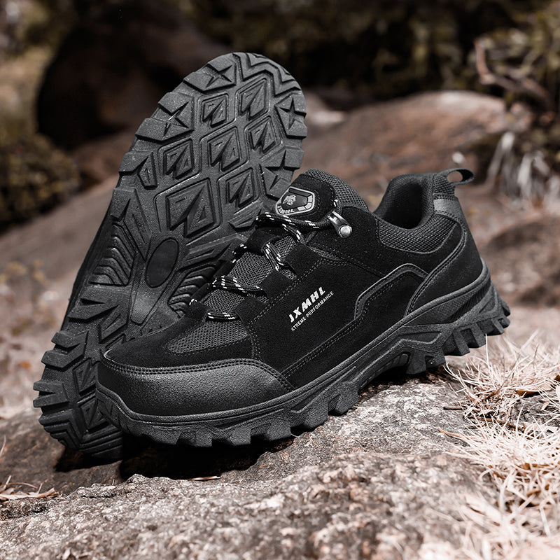 Men's Orthopedic Arch Support Wide Toe Ankle Support Hiking Shoes Waterproof Non-slip Anti-puncture Work Shoes