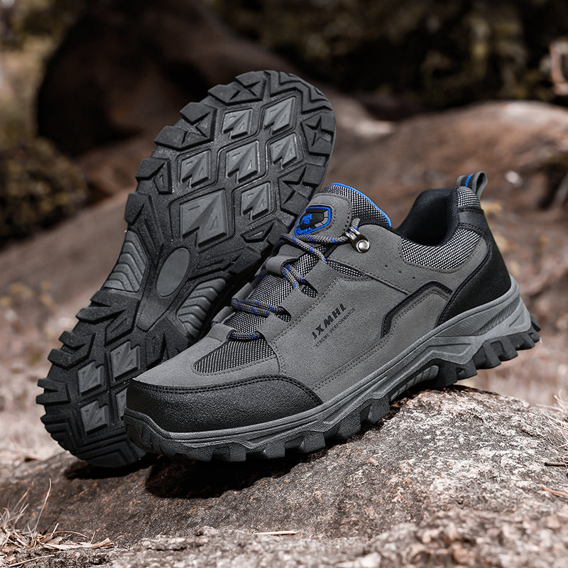 Men's Orthopedic Arch Support Wide Toe Ankle Support Hiking Shoes Waterproof Non-slip Anti-puncture Work Shoes