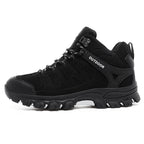 Men's Outdoor Hiking Work Boots - Slip-Resistant & Abrasion-Proof for Mountain/Construction