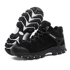 Men's Outdoor Hiking Work Boots - Slip-Resistant & Abrasion-Proof for Mountain/Construction
