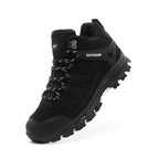 Men's Outdoor Hiking Work Boots - Slip-Resistant & Abrasion-Proof for Mountain/Construction