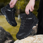 Men's Outdoor Hiking Work Boots - Slip-Resistant & Abrasion-Proof for Mountain/Construction