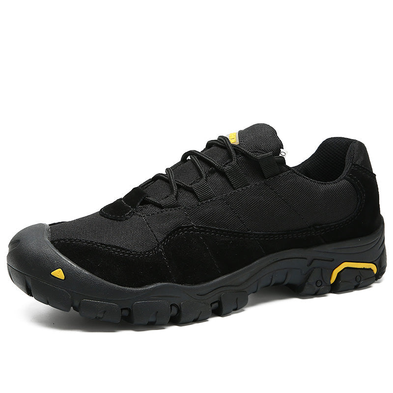 '-- Men's Outdoor Hiking Work Boots - Slip-Resistant & Abrasion-Proof for Mountain/Construction
