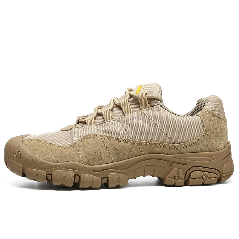 '-- Men's Outdoor Hiking Work Boots - Slip-Resistant & Abrasion-Proof for Mountain/Construction