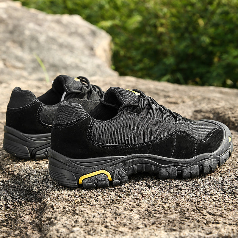 '-- Men's Outdoor Hiking Work Boots - Slip-Resistant & Abrasion-Proof for Mountain/Construction