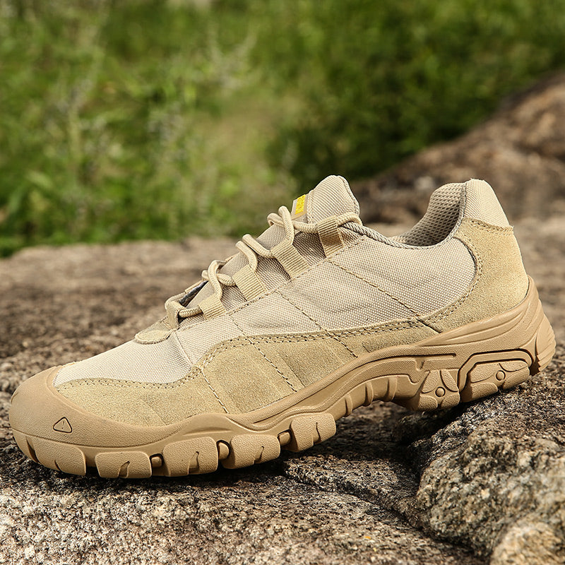 '-- Men's Outdoor Hiking Work Boots - Slip-Resistant & Abrasion-Proof for Mountain/Construction