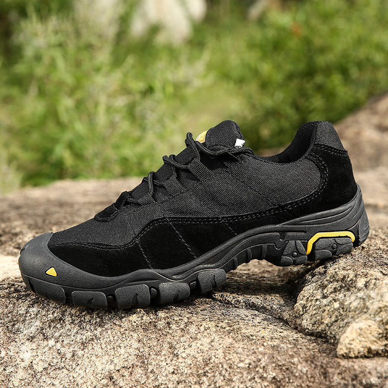 '-- Men's Outdoor Hiking Work Boots - Slip-Resistant & Abrasion-Proof for Mountain/Construction
