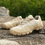 '-- Men's Outdoor Hiking Work Boots - Slip-Resistant & Abrasion-Proof for Mountain/Construction