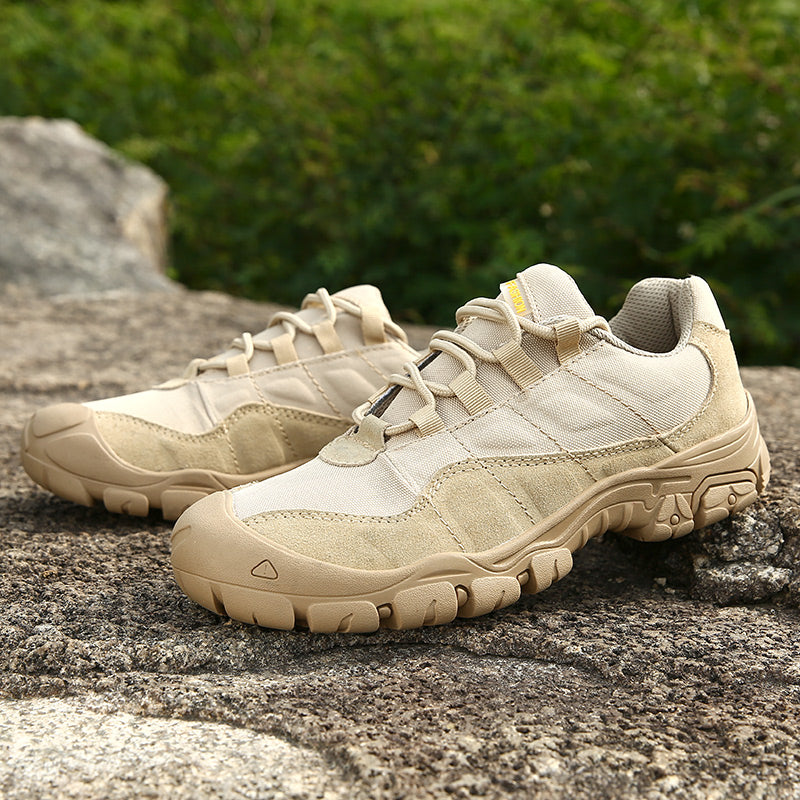 '-- Men's Outdoor Hiking Work Boots - Slip-Resistant & Abrasion-Proof for Mountain/Construction