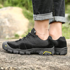 '-- Men's Outdoor Hiking Work Boots - Slip-Resistant & Abrasion-Proof for Mountain/Construction