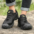 '-- Men's Outdoor Hiking Work Boots - Slip-Resistant & Abrasion-Proof for Mountain/Construction