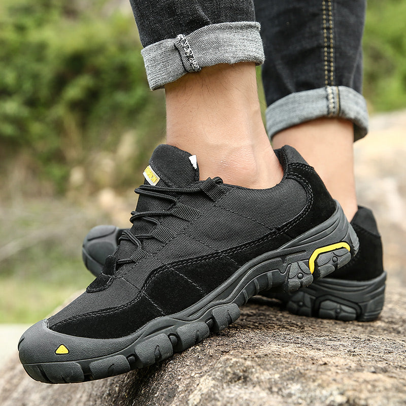 '-- Men's Outdoor Hiking Work Boots - Slip-Resistant & Abrasion-Proof for Mountain/Construction