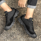 '-- Men's Outdoor Hiking Work Boots - Slip-Resistant & Abrasion-Proof for Mountain/Construction