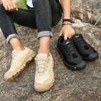 '-- Men's Outdoor Hiking Work Boots - Slip-Resistant & Abrasion-Proof for Mountain/Construction