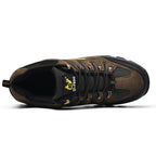 Men's Orthopedic Walking Shoes - Built-In Arch Support; Waterproof Leather Upper; Wide Toe; Non-Slip; Anti-Wear; Comfortable