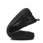 Men's 45+ Daily Walker | Hand-Finished Leather | Zero Bending, Zero Lacing | Wide Toe, Arch Support