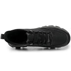Men's Genuine Leather Casual Boots - Lace-Up, Maximum Support, Wide Toe Box with Arch Support