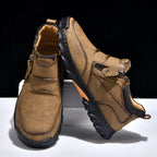 Men’s Orthopedic Comfort Boots | Wide Toe, Arch Support & Side Zip