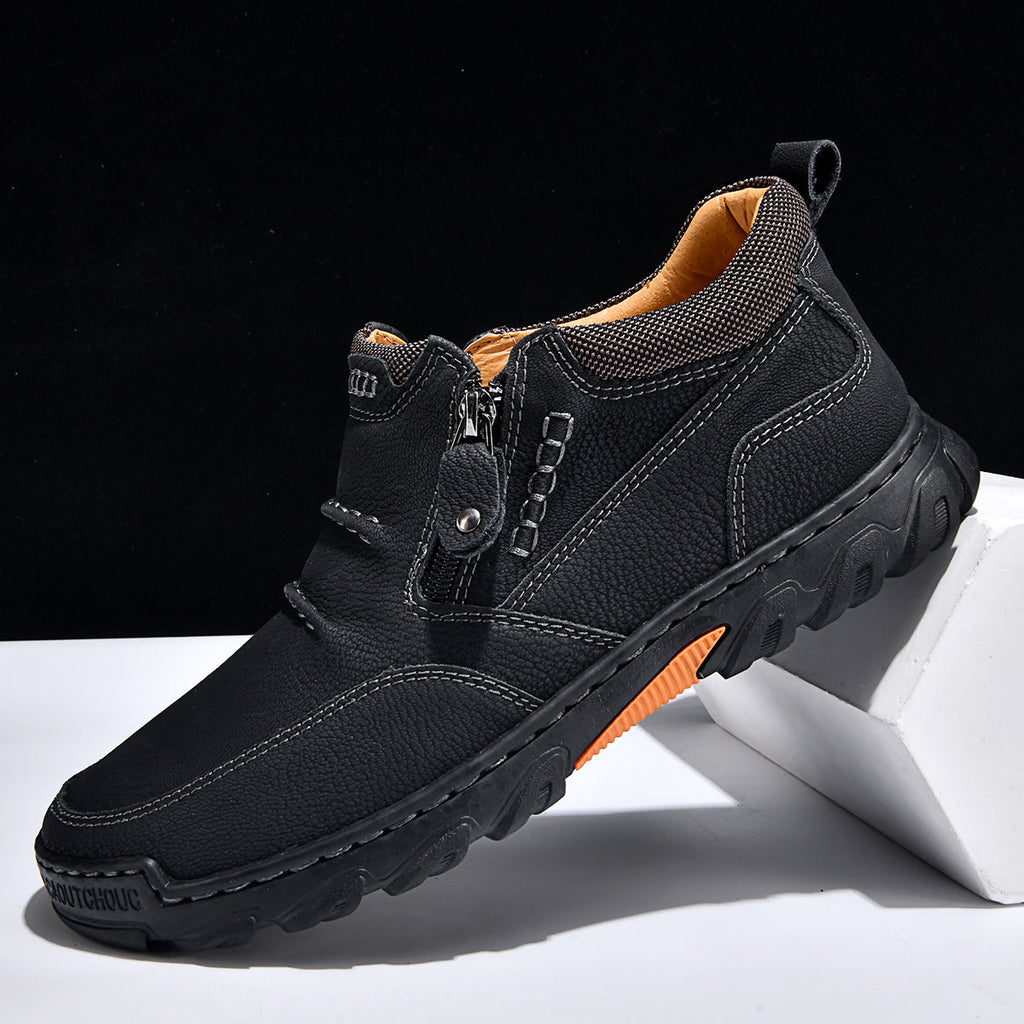 Men’s Orthopedic Comfort Boots | Wide Toe, Arch Support & Side Zip
