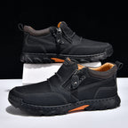 Men’s Orthopedic Comfort Boots | Wide Toe, Arch Support & Side Zip