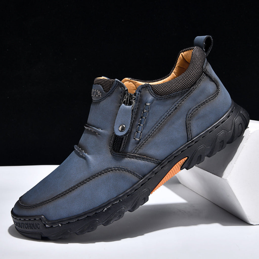 Men’s Orthopedic Comfort Boots | Wide Toe, Arch Support & Side Zip